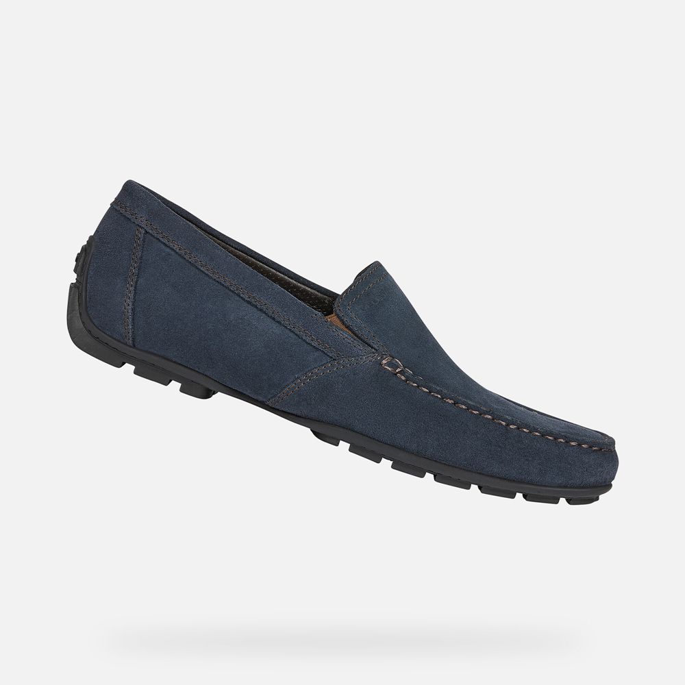 Geox Loafers Dark Blue Moner - Geox Mens Shoes - PYENZM208